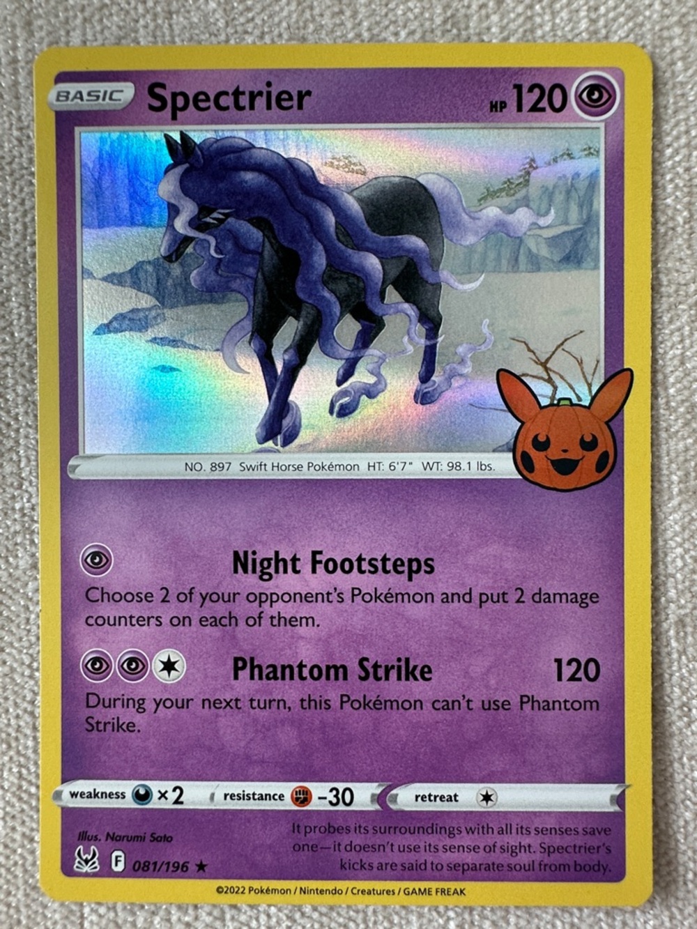 Pokémon Card - Spectrier